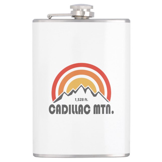 Cadillac Mountain Flask (Front)