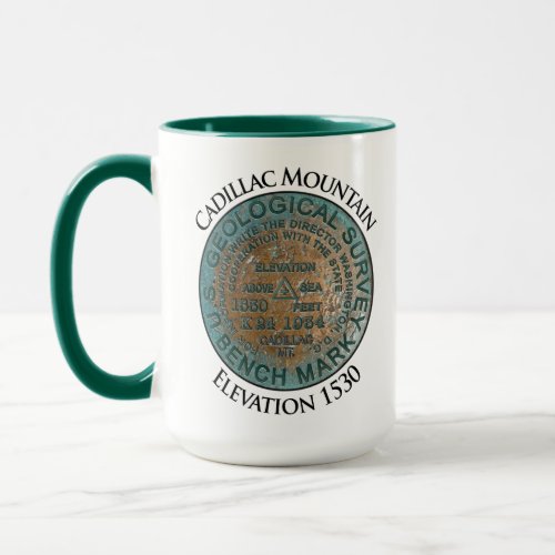 Cadillac Mountain Geological Marker Mug
