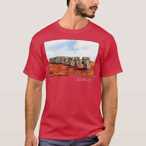 Cadillac Ranch Amarillo Texas T_Shirt