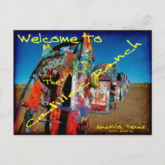 Cadillac Ranch Postcard
