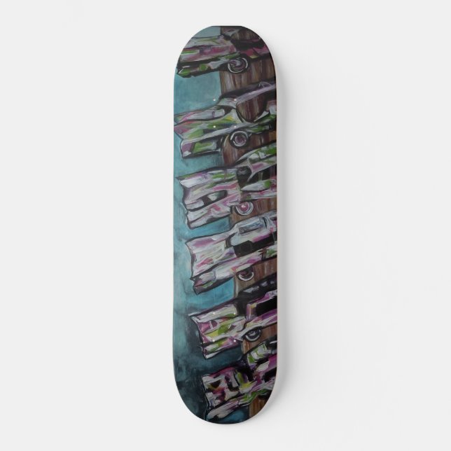 Cadillac Ranch Skateboard Original Deck (Front)