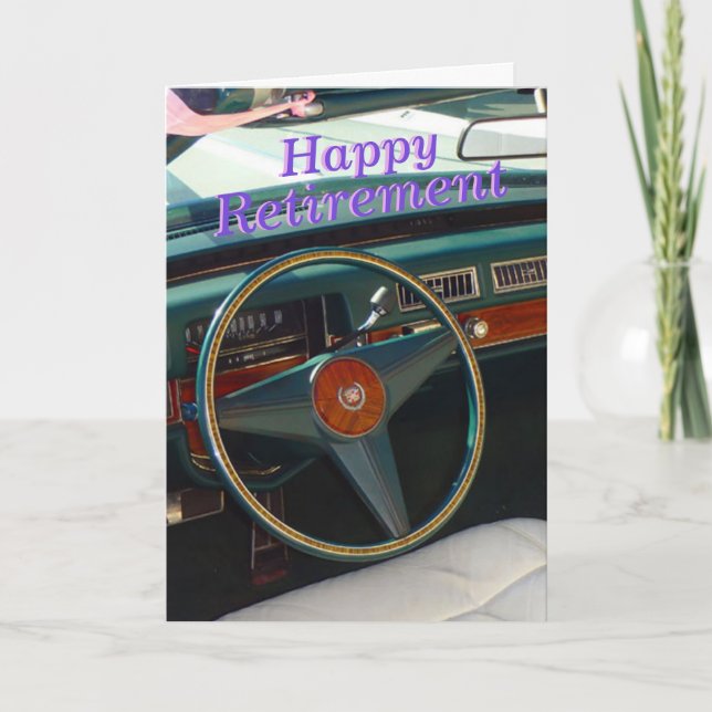 Cadillac Retirement Card (Front)