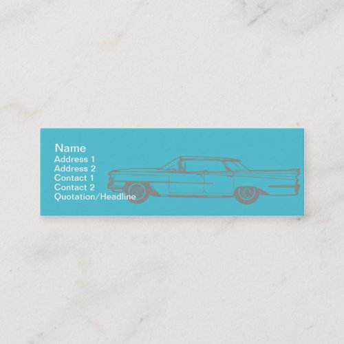 Cadillac - Skinny Business Card Templates