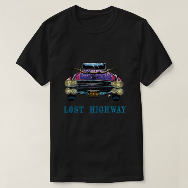 Cadillac Texas Badboy T-Shirt (Design Front)