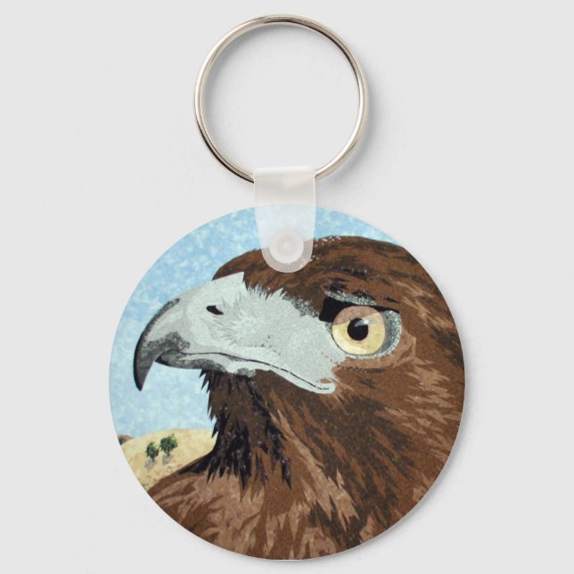 Cadir - Red-tail Hawk Keychain (Front)