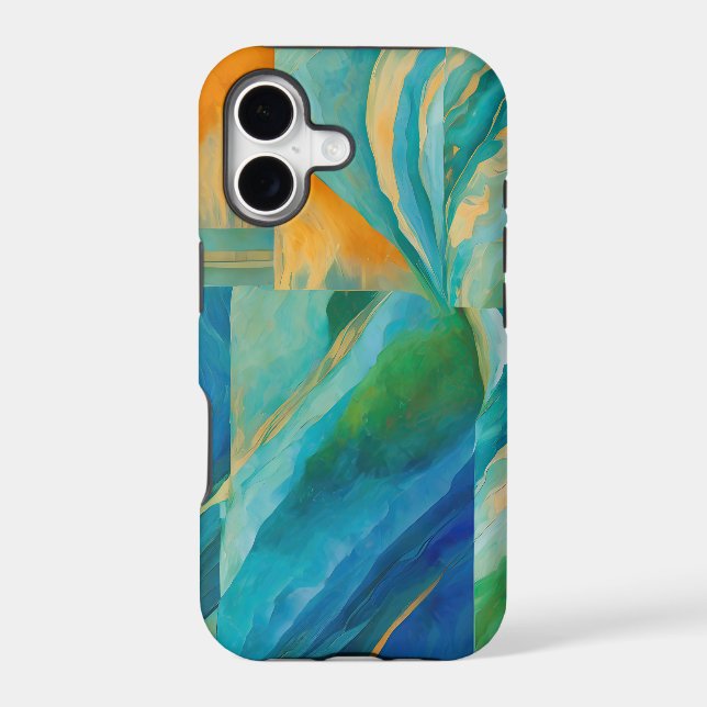 “Cádiz” A Colourful Tiled Effect Iphone Case (Back)