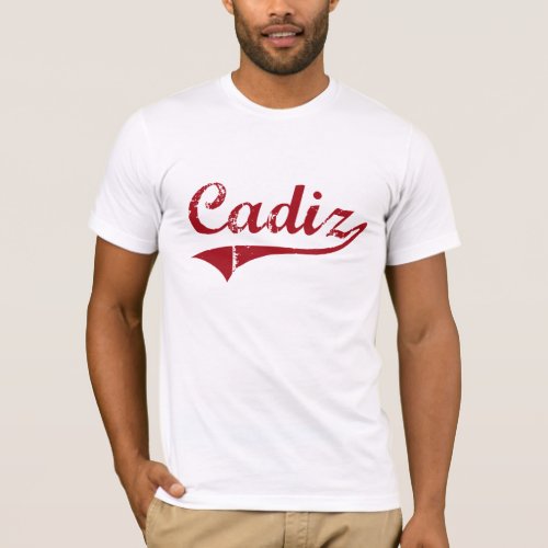 Cadiz Ohio Classic Design T_Shirt