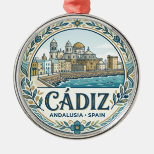 Cádiz Spain Metal Ornament