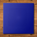 Cadmium Blue Solid Color Ceramic Tile<br><div class="desc">Cadmium Blue Solid Color</div>