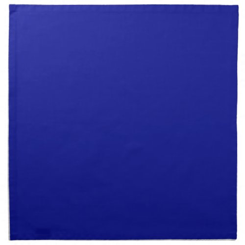Cadmium Blue Solid Color Cloth Napkin