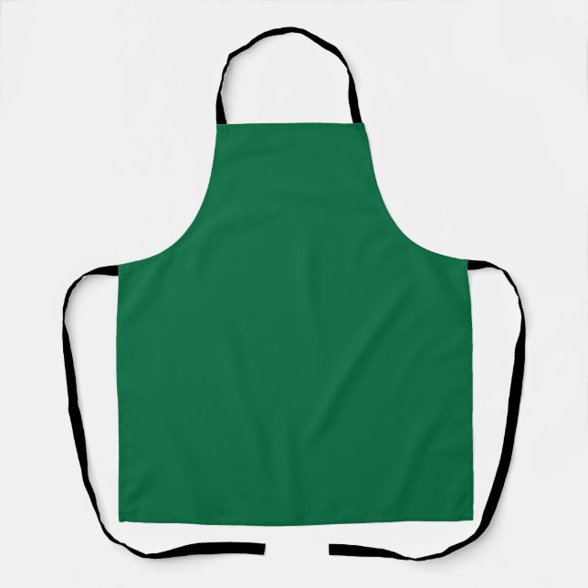 Cadmium green (solid color)  apron (Front)