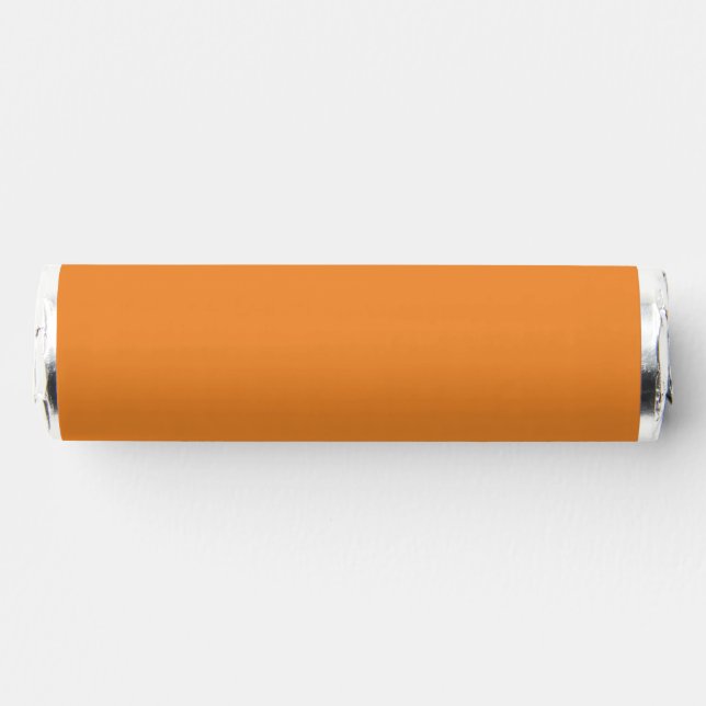 Cadmium orange (solid color)  breath savers® mints (Front)