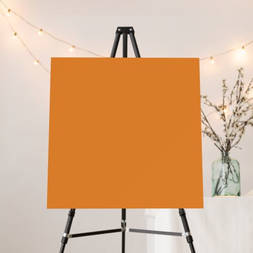 Cadmium Orange Solid Color Foam Board