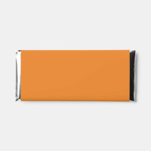 Cadmium orange (solid color)  hershey bar favors