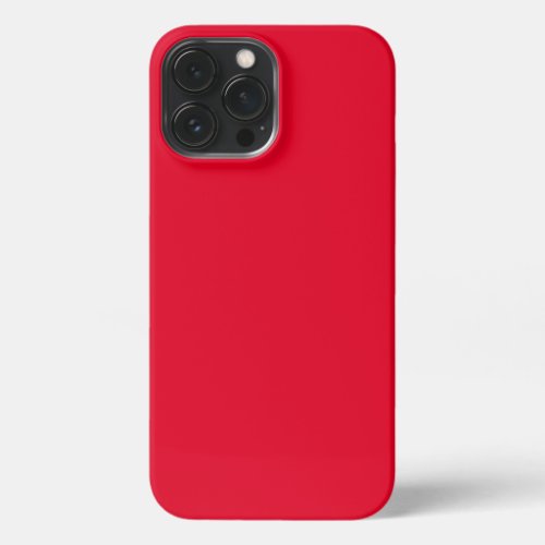 Cadmium Red Solid Color iPhone 13 Pro Max Case