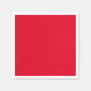 Cadmium Red Solid Color Napkins