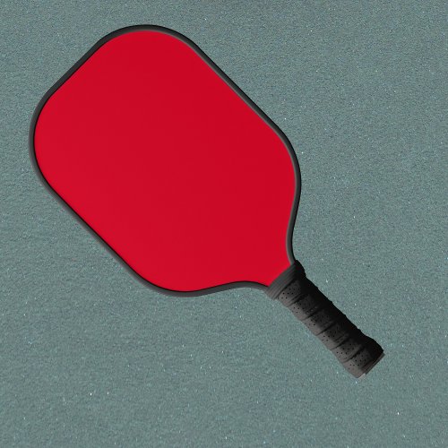 Cadmium Red Solid Color Pickleball Paddle