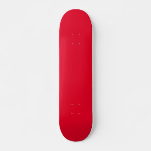 Cadmium Red Solid Color Skateboard