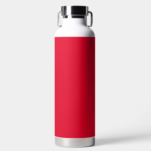 Cadmium Red Solid Color Water Bottle