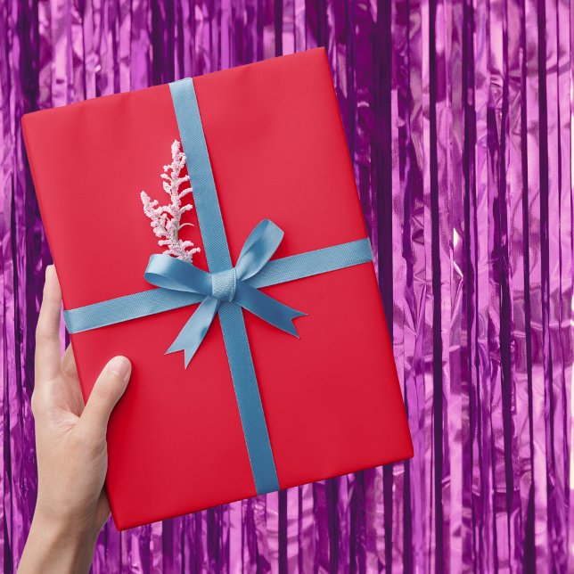 Cadmium Red Solid Color Wrapping Paper (Creator Uploaded)