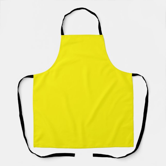 Cadmium yellow (solid color)  apron (Front)