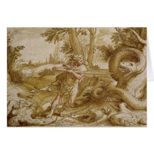 Cadmus about to attack a Dragon Cards (Front Horizontal)