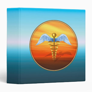 Caduceus 3 Ring Binder