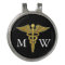 Caduceus and Monogram Initials