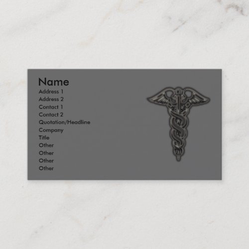 Caduceus Business Cards