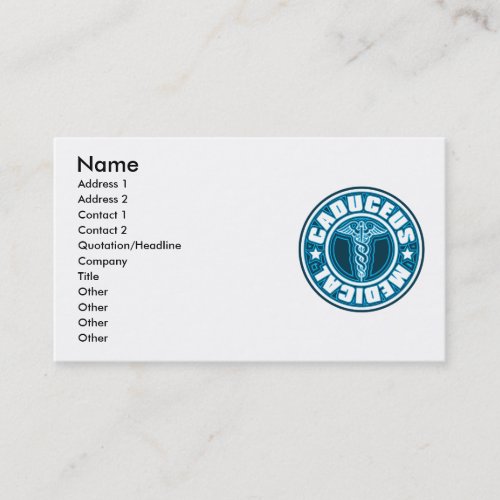 Caduceus Business Cards