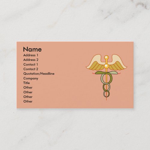Caduceus Business Card