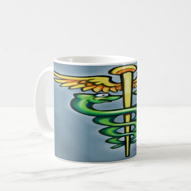 Caduceus Coffee Mug (Front Left)