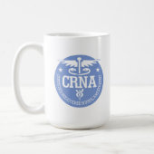 Caduceus CRNA gift ideas Coffee Mug (Left)