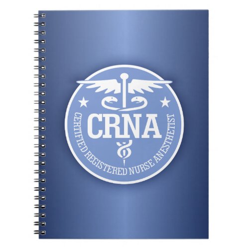 Caduceus CRNA gift ideas Notebook