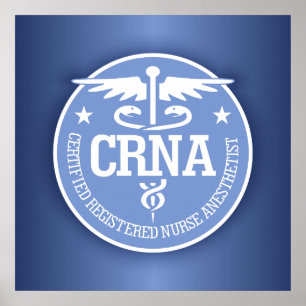 Caduceus CRNA gift ideas Poster