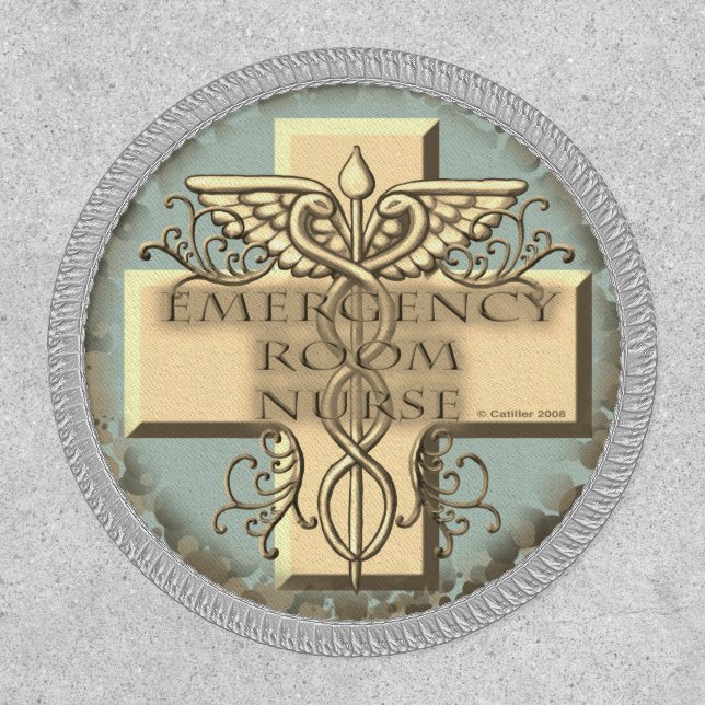 Caduceus Cross ER Nurse Patch (Front)
