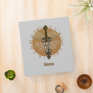 Caduceus custom Student Nurse Binder
