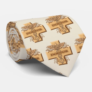 Caduceus Doctor Neck Tie