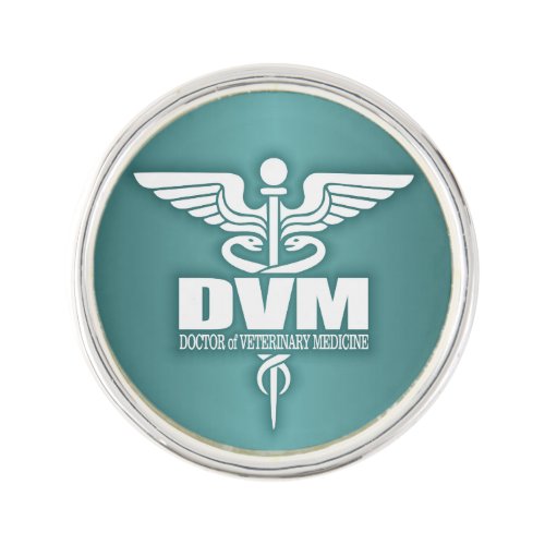 Caduceus DVM 3 Lapel Pin