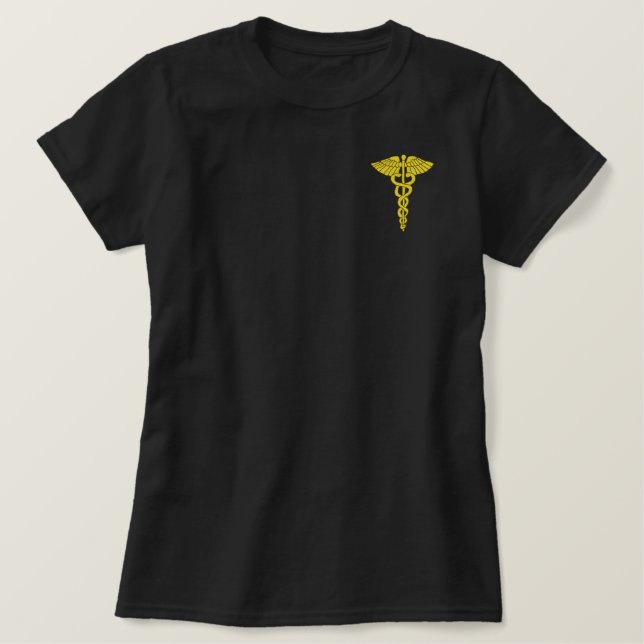 Caduceus Embroidered Shirt (Design Front)