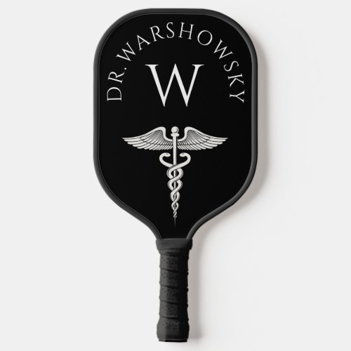 Caduceus  Gift for Doctors Nurse Medical Field Pickleball Paddle