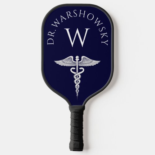 Caduceus  Gift for Doctors Nurse Medical Field  Pickleball Paddle