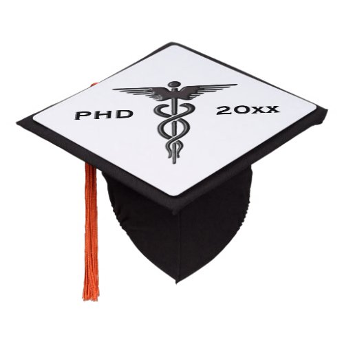 Caduceus Graduation Cap Topper