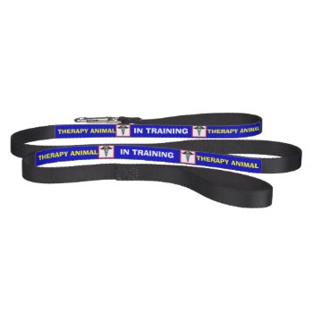 Caduceus In Training Therapy Animal Dog Leash by PetsandVets at Zazzle