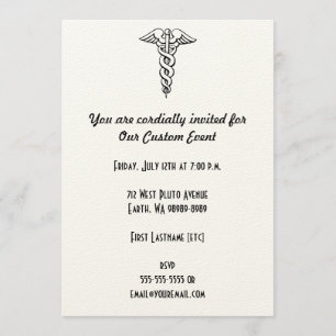 Caduceus Invitation