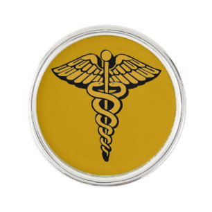 Caduceus Lapel Pin