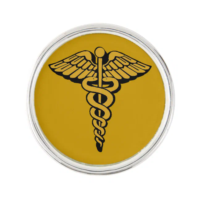 Caduceus Lapel Pin | Zazzle