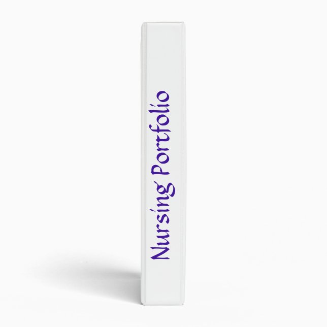 caduceus lg, Nursing Portfolio Binder (Spine)