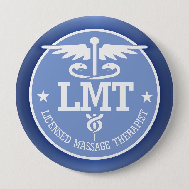 Caduceus LMT 2 Pinback Button (Front)