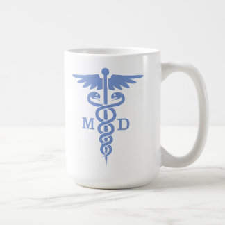 Caduceus MD (blue) Coffee Mug